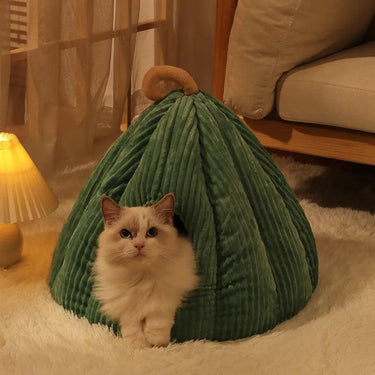 Pumpkin Palace Cat Cave Bed Cat Beds KittyNook Cat Company